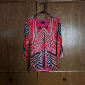 Tribal Fuchsia and Black Top